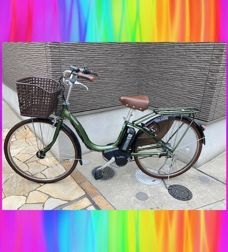バッテリーほぼ新品！8.1Ahヤマハ　パスナチュラ　電動自転車　電動アシスト自転車　中古　520m4