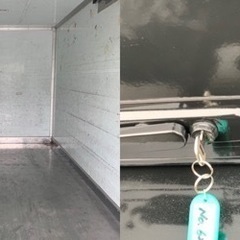 No.623 保冷バン 2ｔ 車  アルミ 箱 バイク 倉庫 トラック コンテナ 米 保管庫 物置 DIY