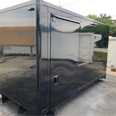 No.623 保冷バン 2ｔ 車  アルミ 箱 バイク 倉庫 トラック コンテナ 米 保管庫 物置 DIY