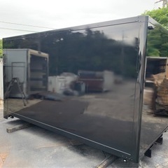 No.623 保冷バン 2ｔ 車  アルミ 箱 バイク 倉庫 トラック コンテナ 米 保管庫 物置 DIY