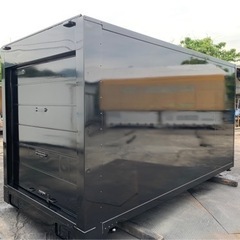 No.623 保冷バン 2ｔ 車  アルミ 箱 バイク 倉庫 トラック コンテナ 米 保管庫 物置 DIY