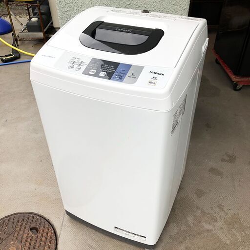中古☆HITACHI 洗濯機 2017年製 5.0K