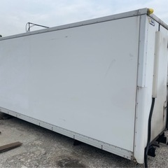 No.624 保冷バン 2ｔロング 車  アルミ 箱 バイク 倉庫 トラック コンテナ 米 保管庫 物置 DIY