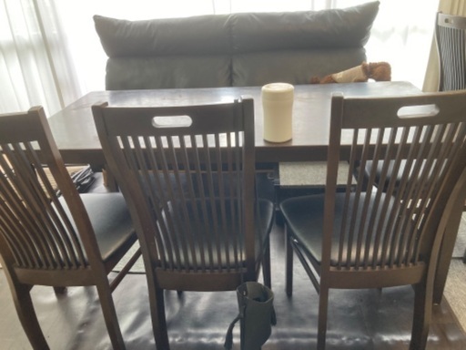 ダイニングテーブルセット（テーブル１点＋椅子6脚）