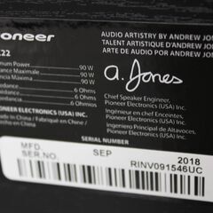 Pioneer/センタースピーカー/SP-C22 ⑥