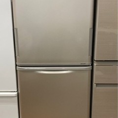 シャープ 3ドア冷蔵庫 350L 2017年製 中古