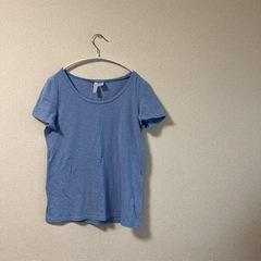 【 H&M 】Tシャツ ブルー Mサイズ