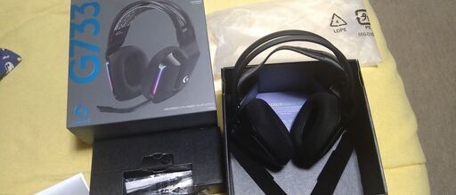 市内限定　Logicool ゲーミングヘッドセット G733 ブラック