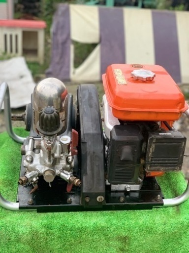 MARUYAMA丸山動力噴霧器セット　MS511 給水、排水ホース付　作動品