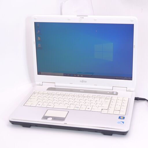 中古良品 15.6型 ノートパソコン 富士通 AH30/C Celeron 2GB DVDマルチ 無線LAN Wi-Fi テンキー Windows10 Office済
