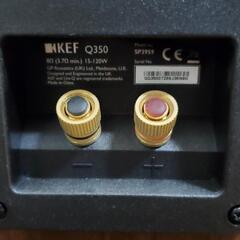 KEF Q350 ヨーロピアンウォールナット 2台1組 美品 付属品あり