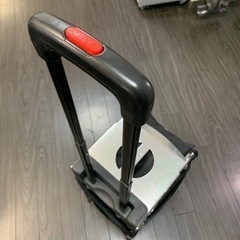 zuca ズーカのトラベルキャリーケース/シルバーブラック/レインカバー 