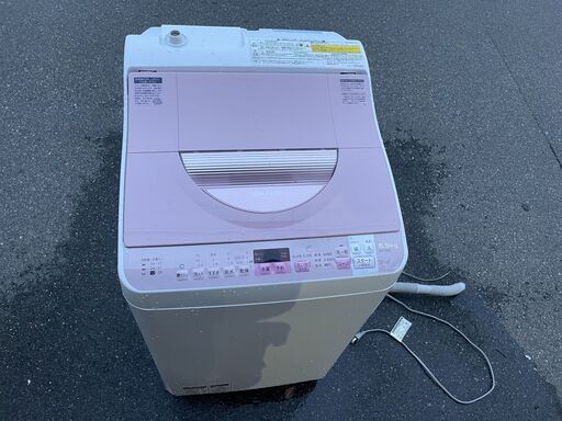 【SHARP/シャープ】5.5kg 洗濯機 乾燥機付き　2017年製　ES-TX5A-P型
