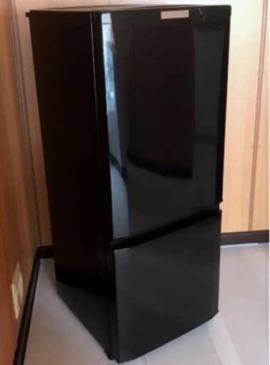 (送料無料) 2019年 極美品 冷蔵庫 146L 2ドア 三菱 霜取り不要 静音設計 LED照明 ⑩