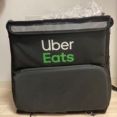 UBER EATS 配達バッグ　新品スマホホルダー、保冷シート付き
