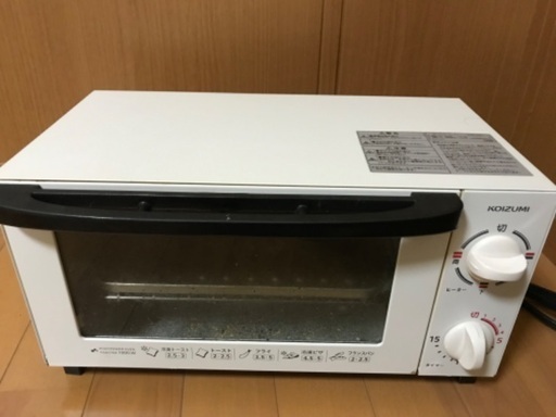 トースター　2019年コイズミ製明日22日まで引き取りの場合値下げします。