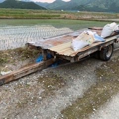 トラクター用▲トレーラー！コンバイン！田植え機！田植機！農機具！牽引！