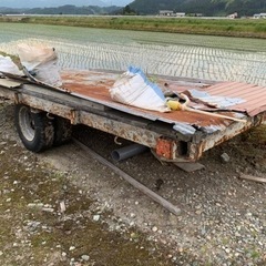 トラクター用▲トレーラー！コンバイン！田植え機！田植機！農機具！牽引！