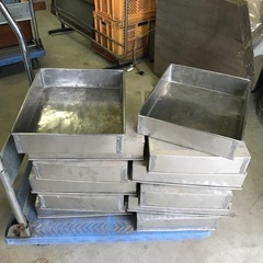 非鉄　板金　12個　食品製造　箱