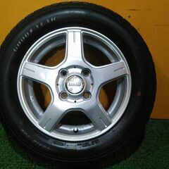 No.832　グッドイヤー　アイスナビ7　155/65R13　2017年製　　RANBROS　13ｘ4.00Ｂ　PCD100　4穴