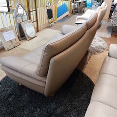 カリモク　ＺＴ８３シリーズ　本革長椅子＆スツール　【愛品倶楽部柏店】