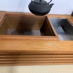 杉柾目火鉢銅板仕様