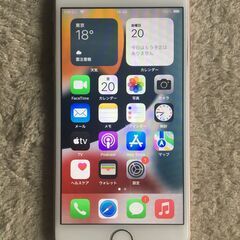 Iphone８ ６４GB silver SIMフリー バッテリ8...
