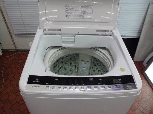 ID 015821　洗濯機　日立　7K　２０１６年製　BW-70WVE3