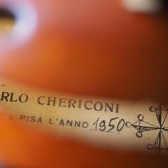 【選定分類：III-⑧モダン・マスターメード・伊太利】Violin Attributed to CARLO CHERICONI1950●国内修復・セッティング・調整未済●試奏可