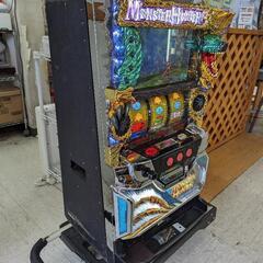 パチスロ実機 モンスターハンター 月下雷鳴 コイン不要機 家庭用電源
