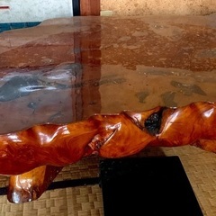 座卓 テーブル 一枚板 無垢 原木 希少 欅 ケヤキ けやき