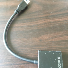 USB-VGA変換ケーブル