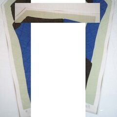 額装 大沢昌助 リトグラフ「 Ⅳ 点 」抽象画　画寸 22×31cm　アート コレクション インテリア　☆ PayPay(ペイペイ)決済可能 ☆ 札幌市 豊平区 平岸