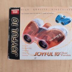 双眼鏡　JOYFUL10　10倍21mmNo.1262クリアオレンジ