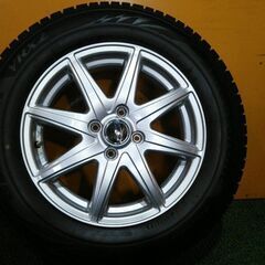 No.837　ブリジストン　ブリザック　VRX2　185/65R15　2017年製　　LAPORTA　15ｘ5.5Ｊ　PCD100　4穴