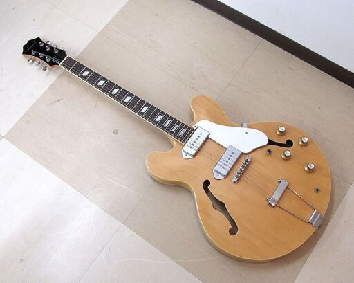 Samick サミック エレキギター セミアコ カジノタイプ EPSA-NT センターブロック有 中古品 動作確認済み
