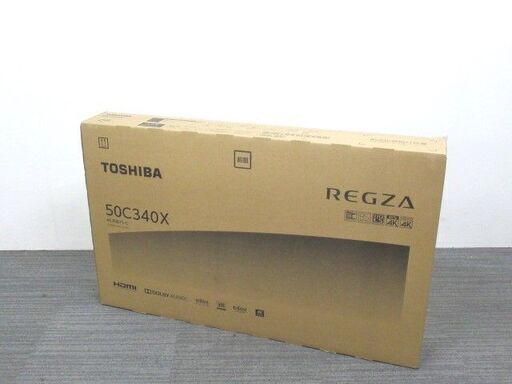 未使用品　東芝 REGZA 50型4K液晶テレビ　50C340X