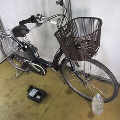 B956☆整備済み 中古電動自転車☆YAMAHA PASナチュラ ネイビー 12.3Ah 