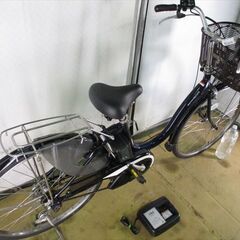 B956☆整備済み 中古電動自転車☆YAMAHA PASナチュラ ネイビー 12.3Ah 