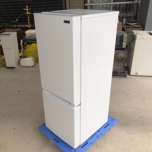 美品【30日保証付】2021年製 ヤマダセレクト ノンフロン冷凍冷蔵庫「YRZ-F15G1」156L