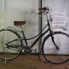 B962限定特価整備済み★ブリヂストン　ロココロイヤル　ベルトドライブ　黒★ 中古自転車 【27インチ 】