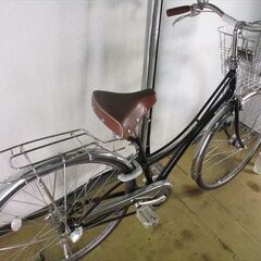 B962限定特価整備済み★ブリヂストン　ロココロイヤル　ベルトドライブ　黒★ 中古自転車 【27インチ 】
