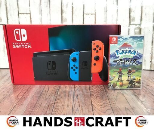 ✨任天堂　未使用　HAD－S-KABAA　Switch　中古カセット付き　ポケモンアルセウス✨うるま市田場✨