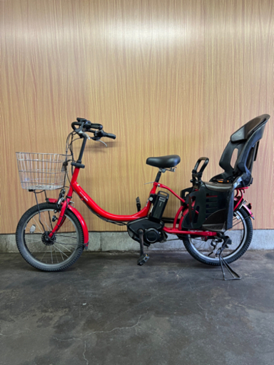 格安出品‼️ 子供乗せ 電動自転車 YAMAHA バビー  20インチ 赤 自宅引き取り割引き❗️ 配送可能❗️