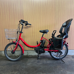 格安出品‼️ 子供乗せ 電動自転車 YAMAHA バビー 20インチ 赤 自宅 