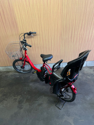 格安出品‼️ 子供乗せ 電動自転車 YAMAHA バビー  20インチ 赤 自宅引き取り割引き❗️ 配送可能❗️
