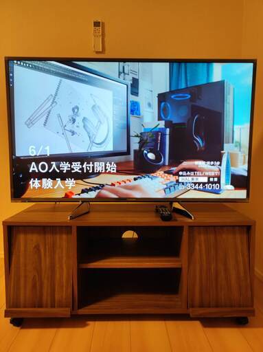 パナソニック 49V型 4K 液晶テレビ TH-49EX750 無線LAN搭載　と　テレビ台