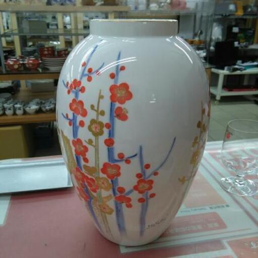 Noritake ノリタケ オールドノリタケ 花瓶 フラワーベース 梅 I.takeshi