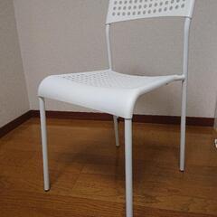  【交渉OK】綺麗な椅子 ホワイト IKEA 新品 未使用