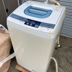 即決　洗濯機　5k 日立　ホワイト　独身用 中古 現状 動作品 ...